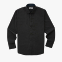코디갤러리(CODIGALLERY) [95-130 SIZE] 블랙 슬림핏 레귤러카라 셔츠