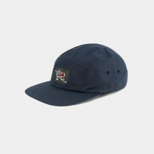 Geometric Logo Camp Cap - Navy