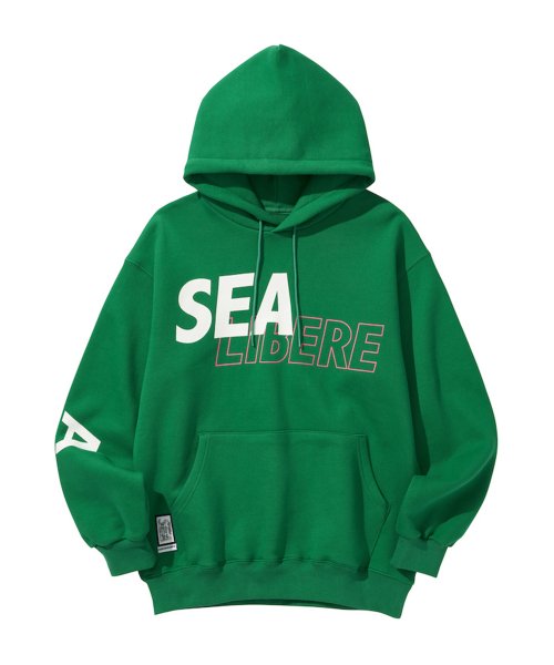 WDS X LIBERE PULLOVER HOODIE / GREEN