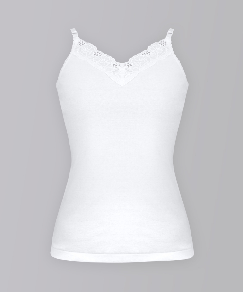 pure cotton lace chemisol running