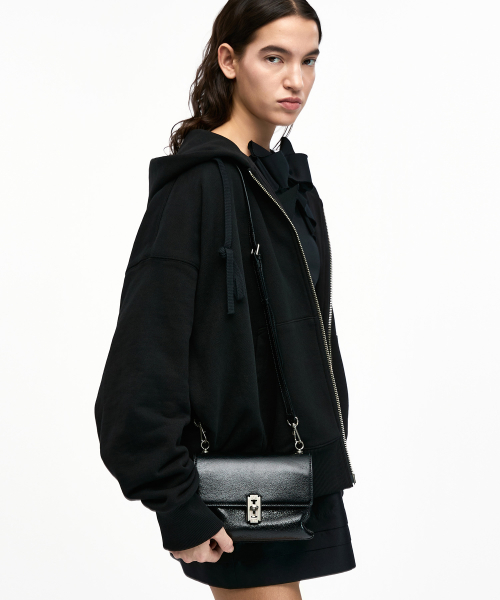 Toque baguette shoulder bag