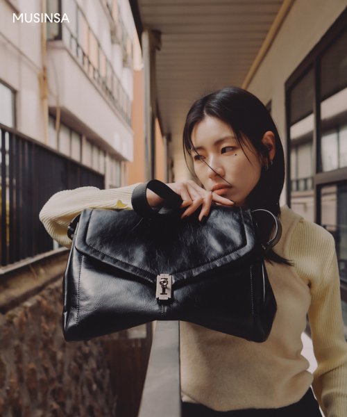 VUNQUE Occam Doux Shoulder L Black ブンク ファッション