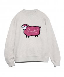 LAMB CREWNECK OATMEAL