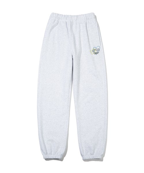 Тренировочные брюки Drawing Flower Melange Grey