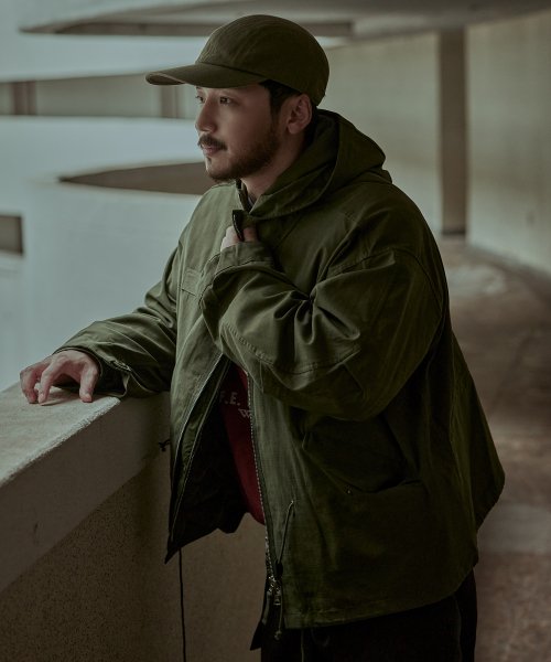 MUSINSA | UNIFORM BRIDGE m51 fishtail short parka olive