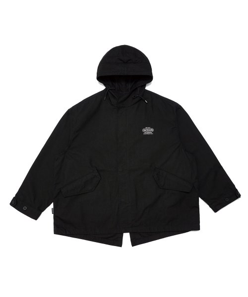 Короткая парка-фиштейл CP SHORT FISHTAIL PARKA из хлопка и полиэстера