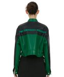 더 아이덴티티 프로젝트(THE IDENTITY PROJECT) Women racer jacket [black-green]