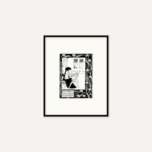 그릿시즌(GREET SEASON) 오드리 비어즐리 How La Beale Isoud Wrote to Sir Tristram (액자 포함) - 후기 | 무신사