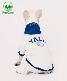 ARCH EMBLEM DOGGY HOODIE IVORY