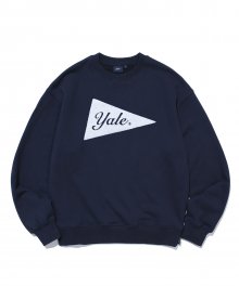 BIG FLAG LOGO CREWNECK NAVY