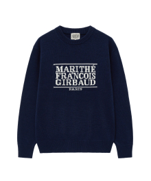 CLASSIC LOGO KNIT PULLOVER navy