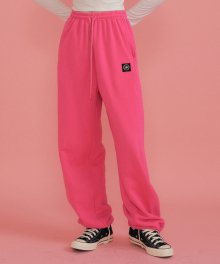 POD PATCH STRING PANTS PINK PEACOCK