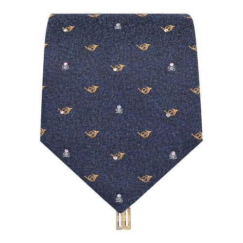 닥스셔츠(DAKS SHIRTS) 실크혼방 올오버 닥스 로고플레이 혼주 넥타이 NAVY - 169,000 | 무신사 스토어