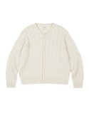 [Mmlg] CPC CABLE CARDIGAN (IVORY)