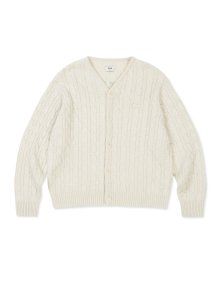 [Mmlg] CPC CABLE CARDIGAN (IVORY)