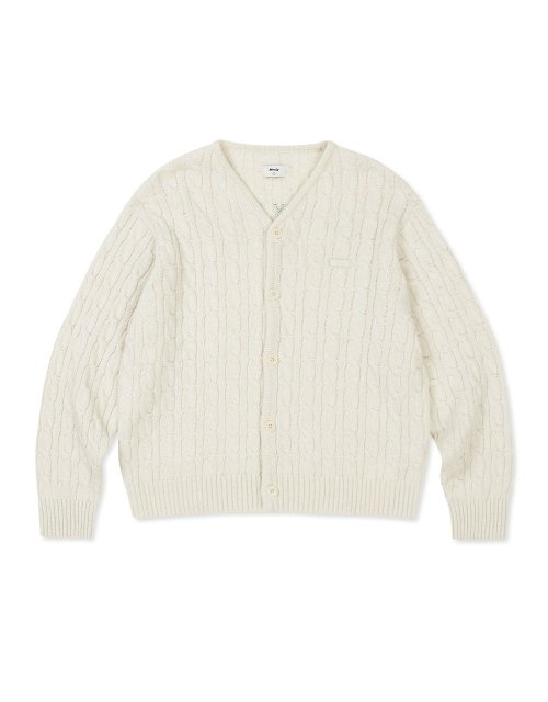 [Mmlg] CPC CABLE CARDIGAN (IVORY)