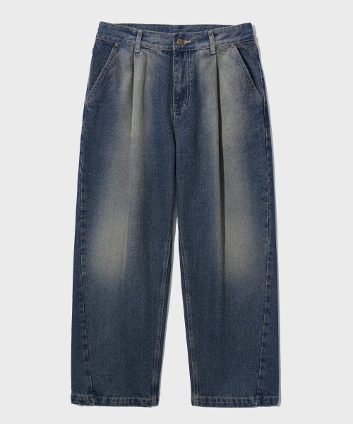 Широкие джинсы-балоны SOLP2460 Western Blue