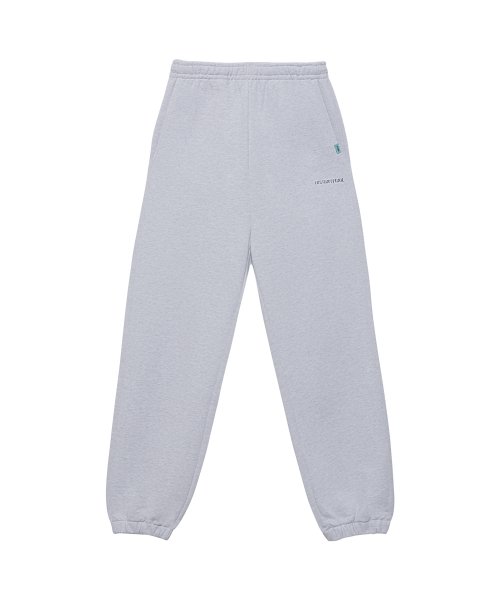 MUSINSA | INSTANTFUNK Standard Sweatpants - Melange White