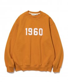 1960 sweatshirts yellow orange