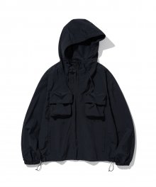 utility anorak jacket black