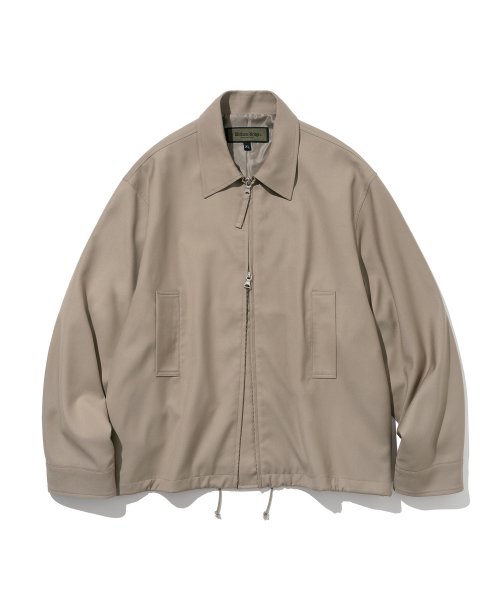 MUSINSA | UNIFORM BRIDGE single blouson jacket beige