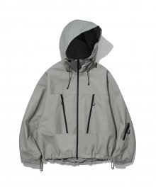 zip wp hood jacket grey