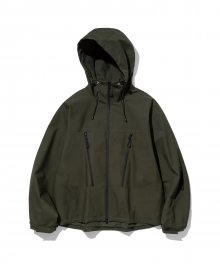 zip wp hood jacket olive