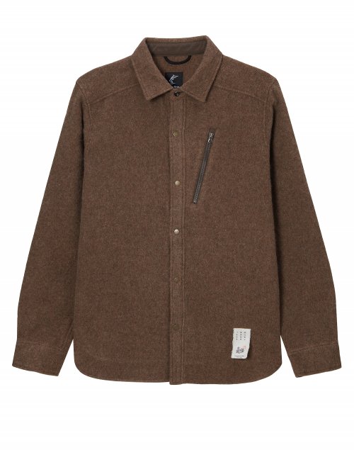 티톤브로스(TETON BROS) Farallon Plain Shirt (NORMAL SEPIA