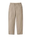 Washed Tapered Pants KAYANU Cotton Vintage Chino Cloth Resilient Finish (Grege)