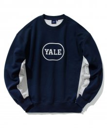 CIRCLE LOGO SPORTS CREWNECK NAVY