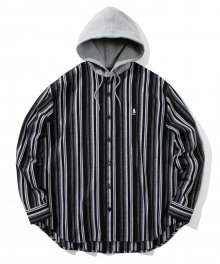 HERITAGE DAN BIG HOODIE SHIRTS CHARCOAL