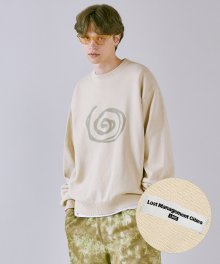 SPIRAL KNIT SWEATER ivory