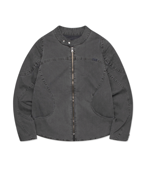 OVERDYED AMOR BIKER JACKET black