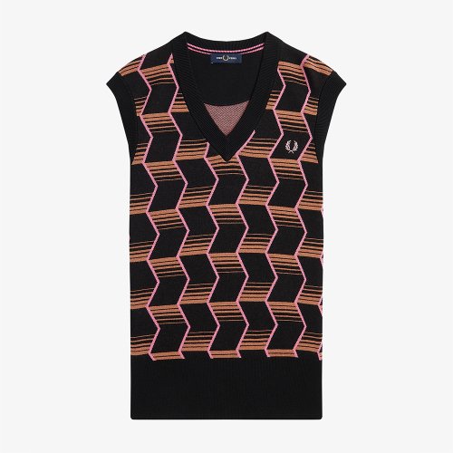 [Womens] Жаккардовый вязаный жилет (102) AFPF231K106-102