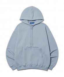 HEAVY COTTON OVER HOODIE L BLUE