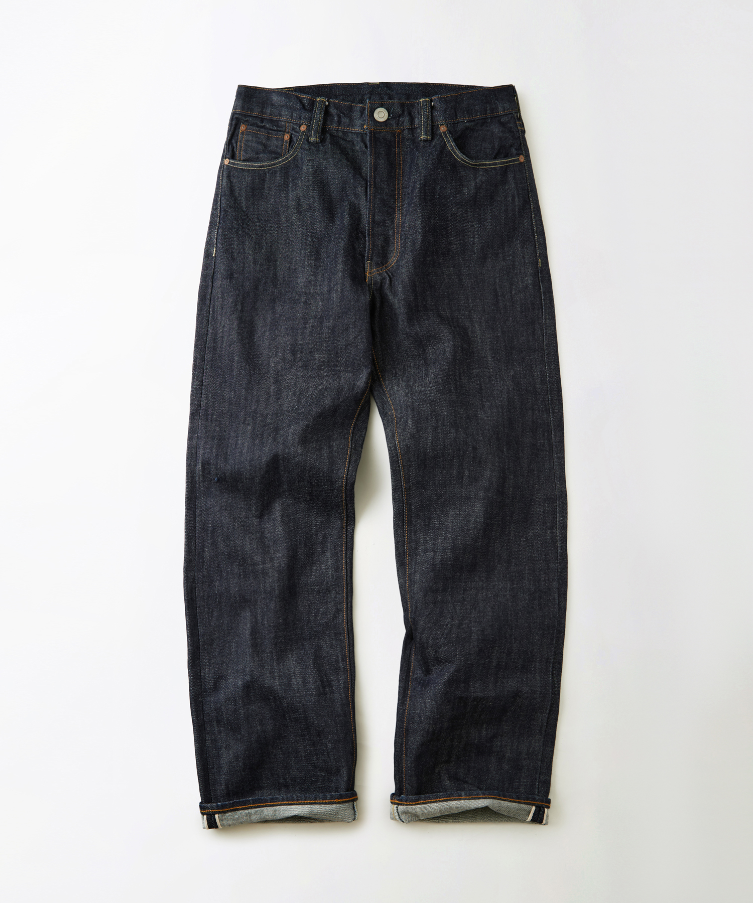 Прямые джинсы селвидж 40S_Indigo