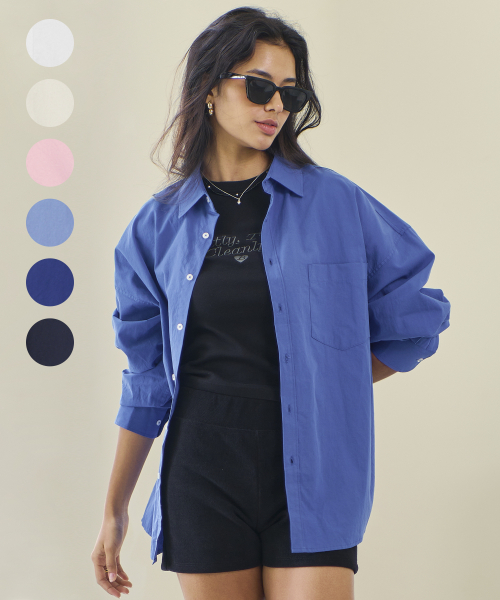 비터셀즈() 내츄럴 오버핏 셔츠-6 Colors 상품 이미지