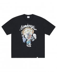 G.H DRAWING T-SHIRT - BLACK