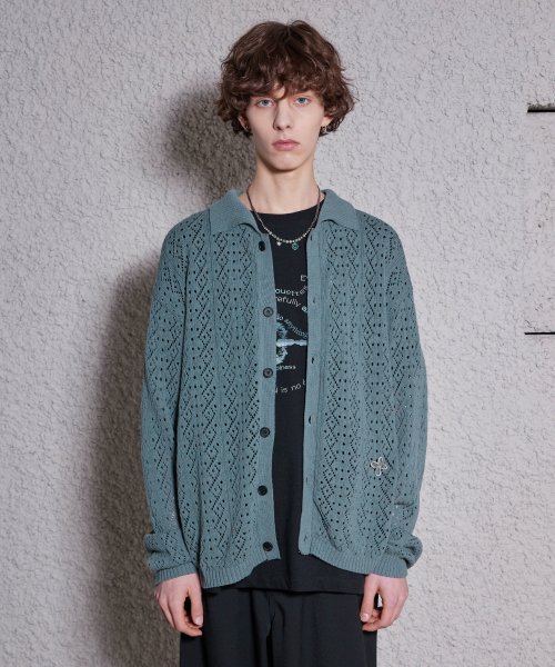 마틴플랜(MARTIN PLAN) Flutter Wind Cardigan - DARK MINT - 97,200 | 무신사 스토어