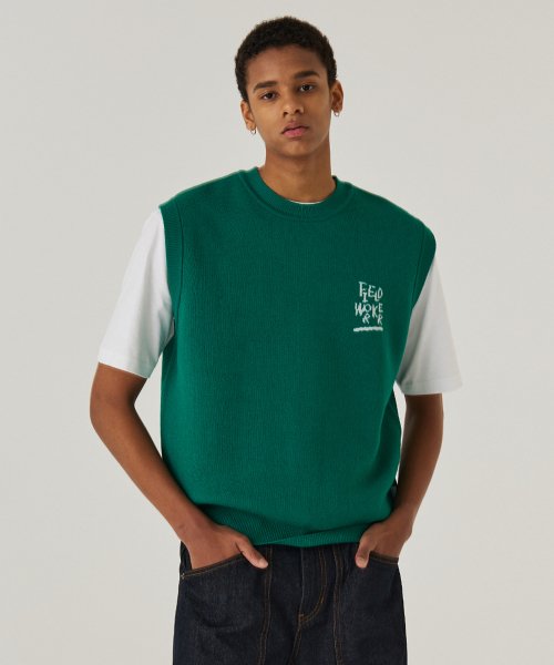 필드워커(fieldworker) 레터링 라운드 베스트 [3 COLOR]