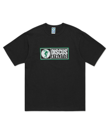 슈퍼 헤비웨이트 레귤러 핏 박스 로고 티셔츠 블랙