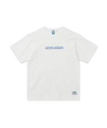 슈퍼 헤비웨이트 레귤러 핏 풀업 미키 티셔츠 오프 화이트