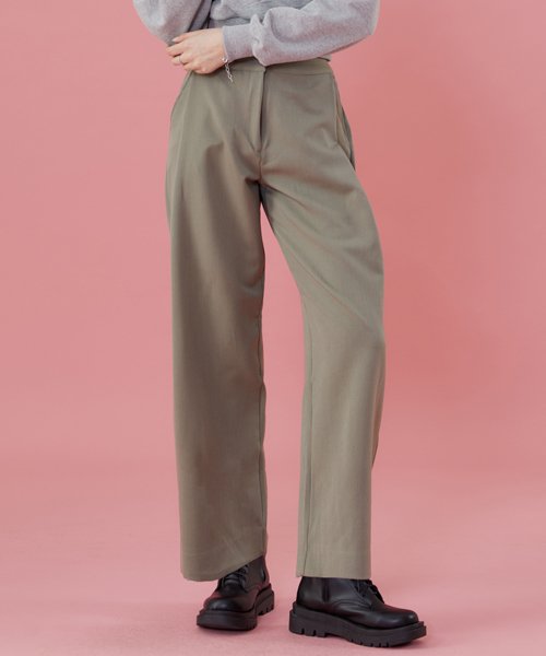 cotton on straight leg trouser in pink