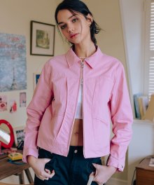 클레어 빈티지 자켓-핑크