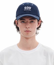 939 STITCHED 6-PANEL CAP (NAVY)