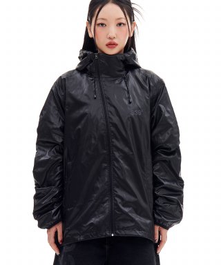 아카이브 볼드(ARCHIVE BOLD) CURVED WINDBREAKER (BLACK) 상품 이미지