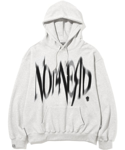 낫포너드(NOT4NERD) Thorn Logo Pullover Hood - Light Grey
