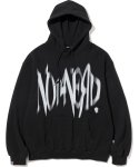 낫포너드(NOT4NERD) Thorn Logo Pullover Hood - Black