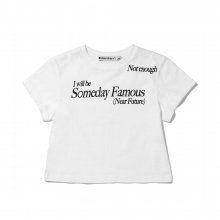 W NOT ENOUGH TEE  OFF WHITE