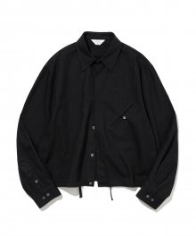 hyde short shirts jacket black